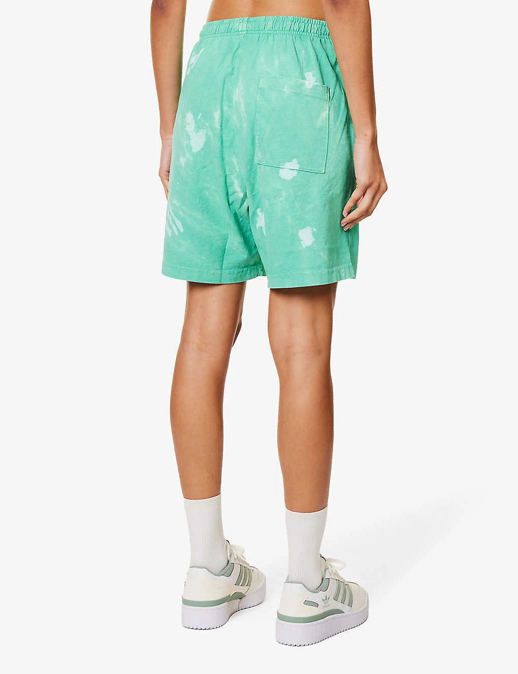 Wellness Tie-dye Cotton-jersey Shorts - Image 4