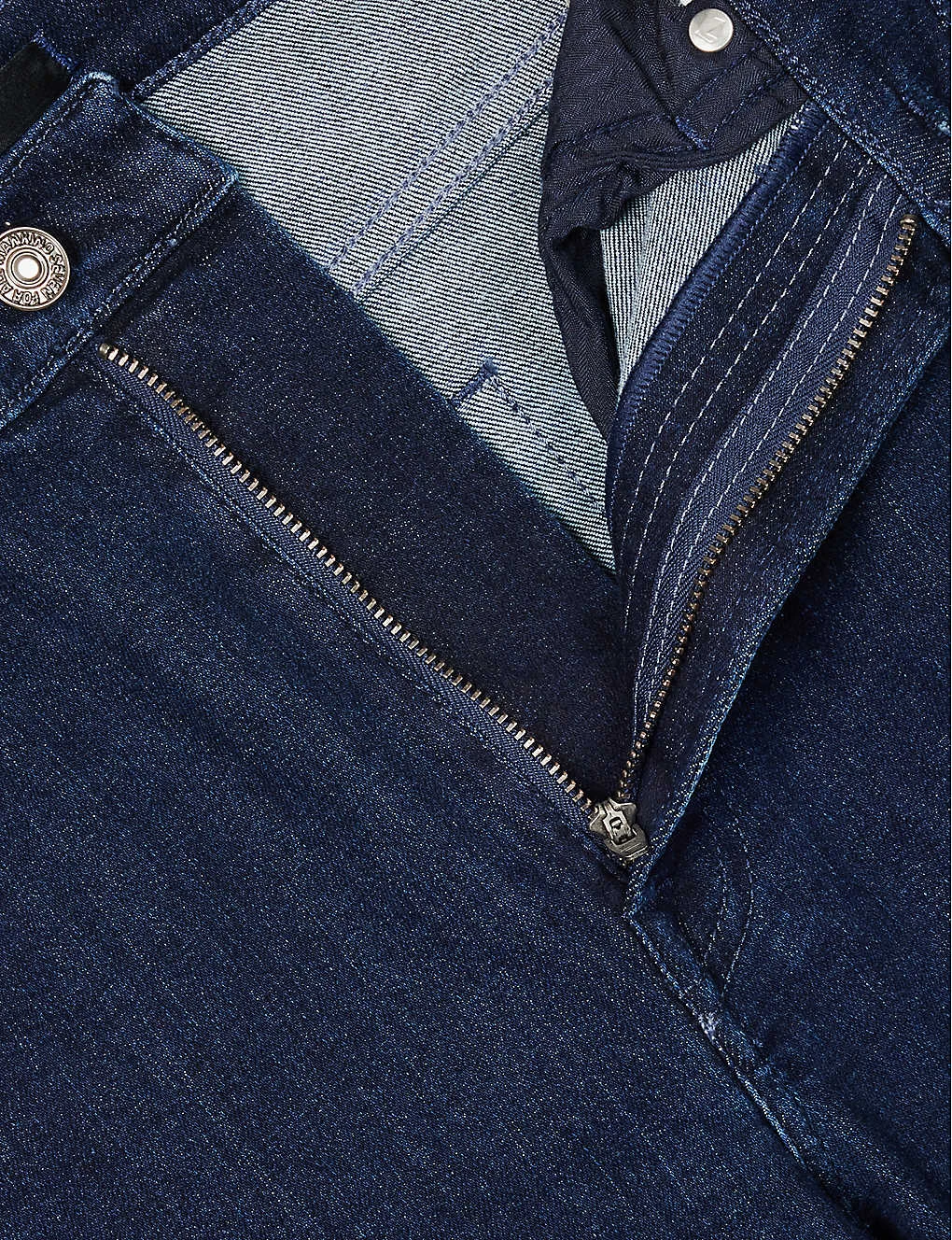 7 For All Mankind Easy Slim Belt-loop High-rise Straight-leg Stretch-denim Jeans - Image 7