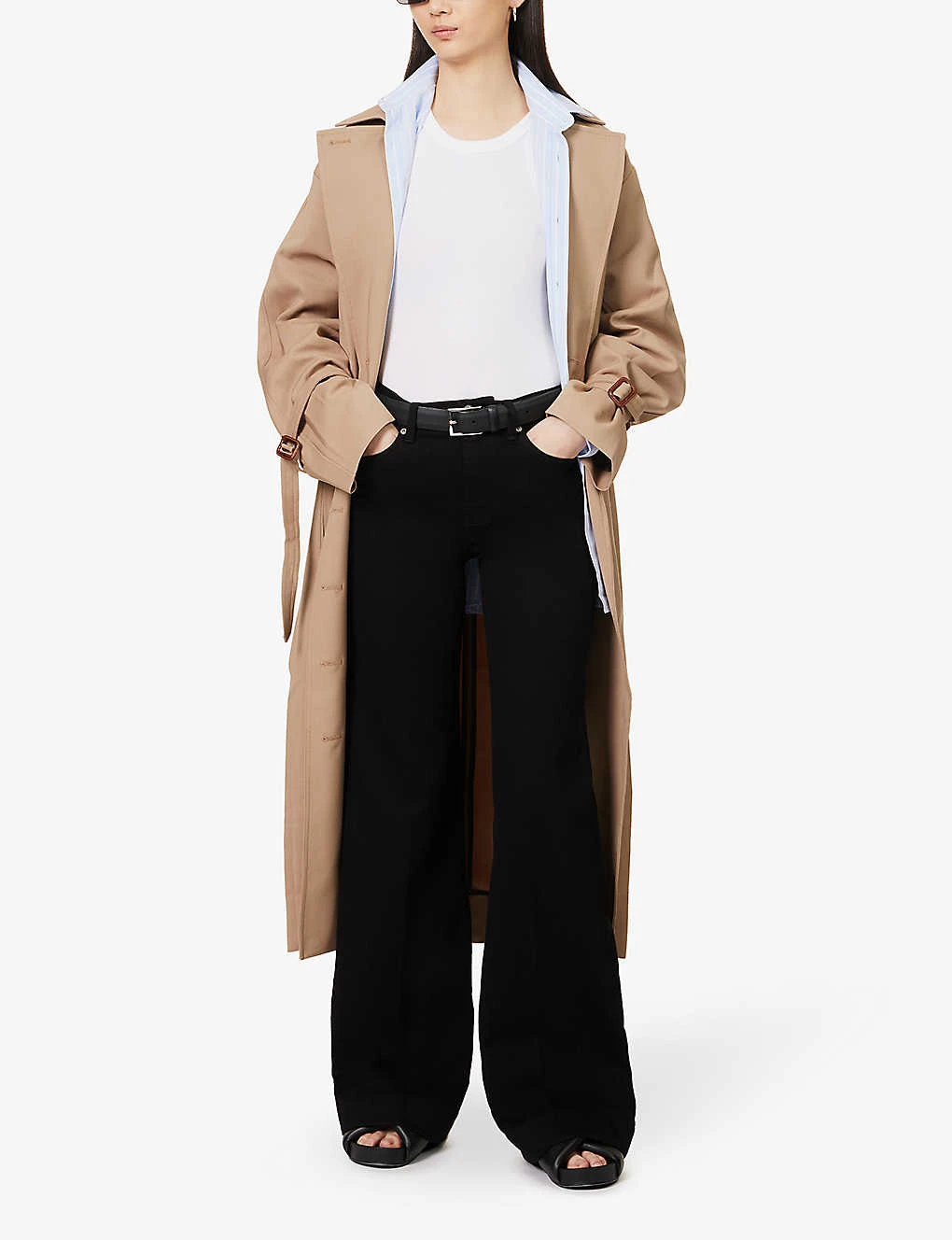 7 For All Mankind Modern Dojo Flared High-rise Stretch-denim Jeans - Image 2