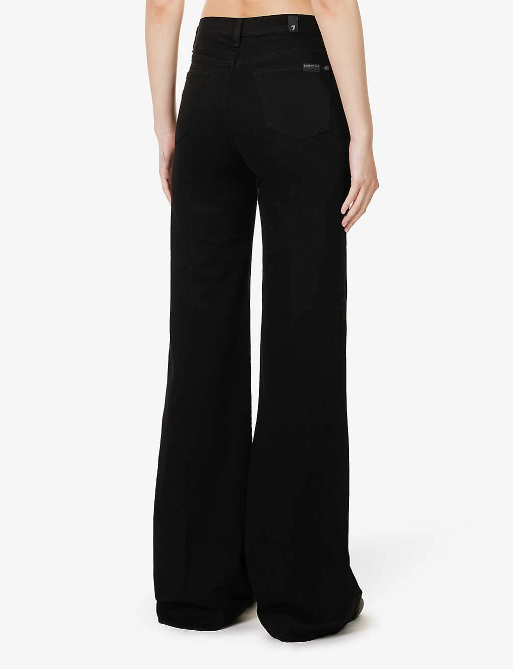 7 For All Mankind Modern Dojo Flared High-rise Stretch-denim Jeans - Image 4