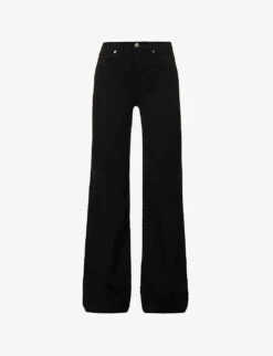 7 For All Mankind Modern Dojo Flared High-rise Stretch-denim Jeans