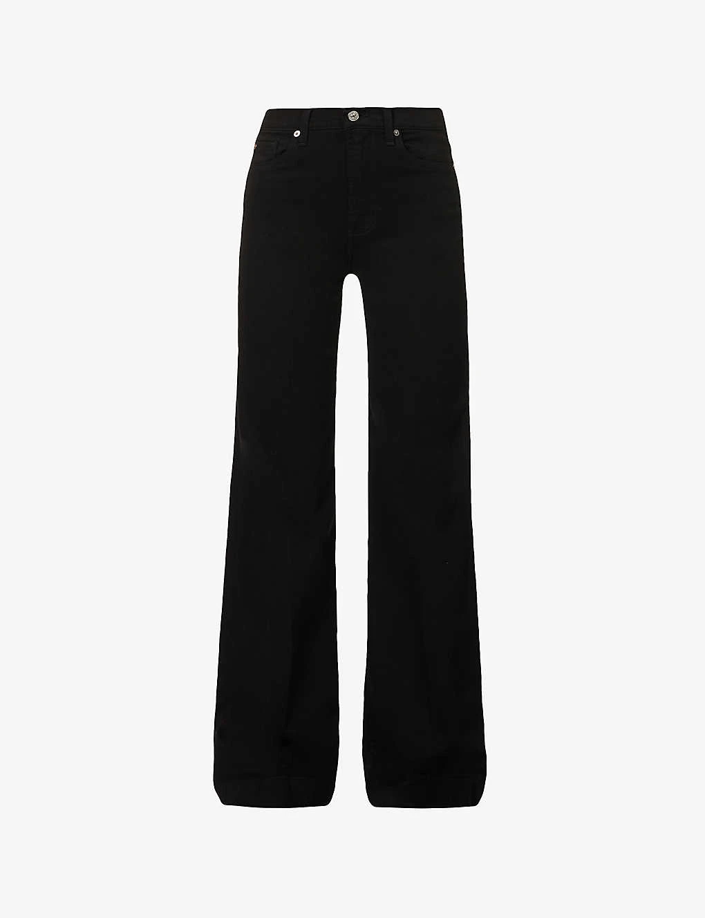 7 For All Mankind Modern Dojo Flared High-rise Stretch-denim Jeans